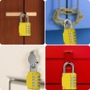 Diyife Combination Padlock, [2 Pack] 4 Digit Lock Combination, Padlock