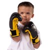 Mini Shark Children's Boxing Gloves 4oz black black / yellow