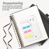 RETTACY Notebook B5 Squared, Bullet Journal with 100 g/m² Thick
