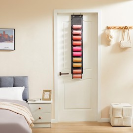 YOUDENOVA Leggings Organizers for Closet, Hanging Closet Organizers with 20 Compartments, Closet Organizers and Storage for Tshirt, Jeans, Socks, Yoga Leggings