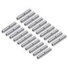 sourcing map 100Pcs Non Insulated Butt Connectors 22-18AWG Wire Connector