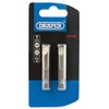 Draper 64012 6.5mm 1/4" Hex Plain Slot Insert Bit 25mm