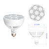 VAKESUN LED PAR38 Spotlight High Lumen 10000K 45° Cool White