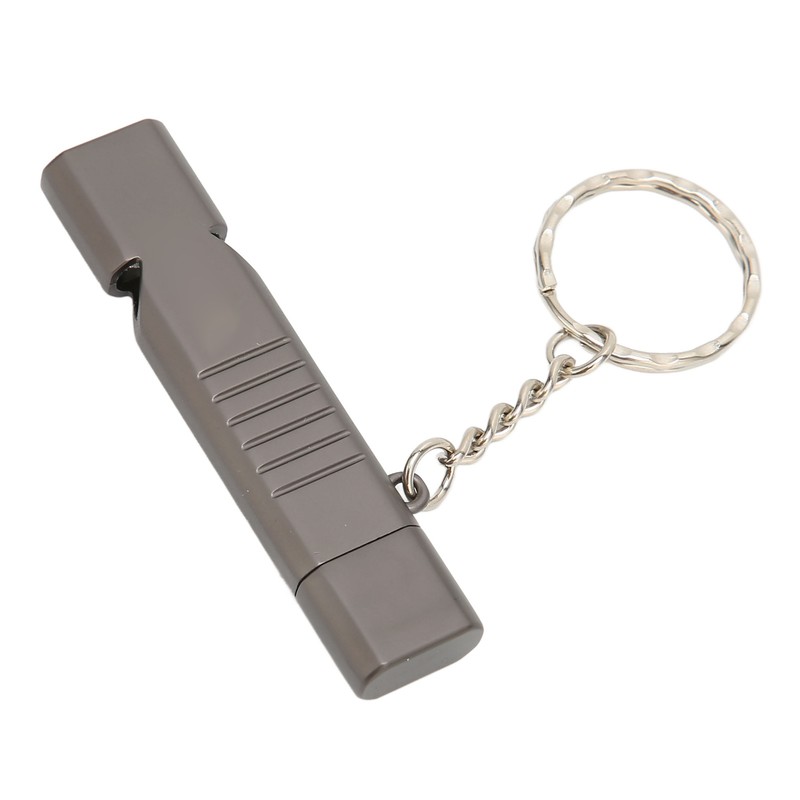 Whistle Flash Drive SOS Outdoor Waterproof 120dB Sound Multifunction Zinc