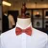 OCIA Mens Pre-tied Solid Bowtie Adjustable Formal Tuxedo Bow Tie
