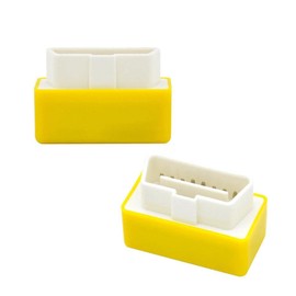 OBD2 Economy Fuel Saver NitroOBD2 Full Chip Tuning Box for Diesel Cars Petrol Cars (Yellow)