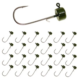 Reaction Tackle Mushroom JigHead 1/16oz - Green Pumpkin