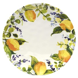 Certified International Lemon Zest Melamine Dinner Plate, 11-inches Diameter, Kitchenware and Accessories, Large, 32760