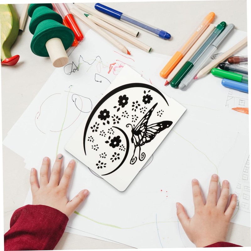 OSALADI 10pcs Plastic Embossing Folders for DIY Card Making Scrapbooking