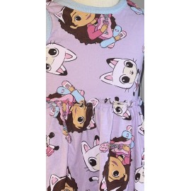 Gabby’s Dollhouse Toddler Girl Purple Tank Dress New Size 5T
