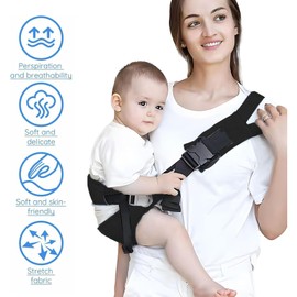 Baby Carrier Newborn to Toddler-Adjustable Baby Sling Carrier,Comfortable and Lightweight Toddler Carrier for 25-60 lbs,Ideal for Shopping Travelling