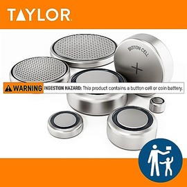 Taylor Termómetro digital de lectura instantánea para carne, parrilla, cocina, barbacoa, cocina, con bolsillo                                         