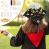 Colarr 68 Pcs Graduation Cap Decorations Kit 2025 Glitter Construction