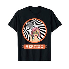 Vertigo funny design Casual Beach Street Style Unisex Tee.