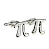 KTRolster Pi Maths Symbol Cufflinks Presented in a Cufflink Box