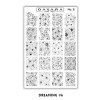 DAYARA 20 Floral Designs DAYARA Nail Art Stamping Plate –