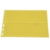 Beeswax Press Sheet Mould, 2PCS Rubber Yellow Toughness DIY Press