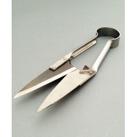 Due Buoi Single Bow Curved Sheep Shears DB 163/34-6" 1/3 Blade Length - 13" 1/2 Total Length