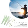 Squid Skirts Fishing Lures Glow Night Quadruple Fishing Hooks Luminous