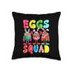 Eggs Squad Three Easter Day Bunny Chocolate Eggs Colorful Throw