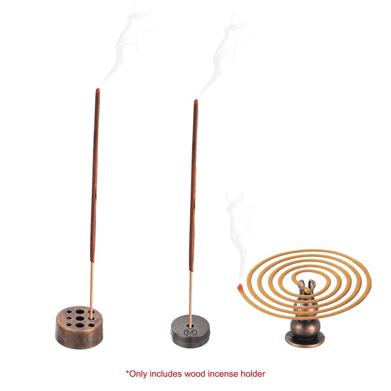 uxcell 3pcs Brass Incense Holders, 9 Hole Incense Stick Holders