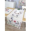 Decorative Table Runner Spring Summer Washable Fabric 140 x 45
