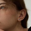 ORAZIO G23 Implant Grade Titanium Piercing Screw Back Earrings 20G