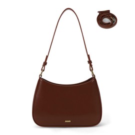 TIAASTAP Handbag Women's Small Hobo Bag Elegant Shoulder Bag Y2K Shoulder Bag for Women PU Leather Shoulder Bag Women's Small Handbags with Zip Cool Things for Teenage Girls, coffee