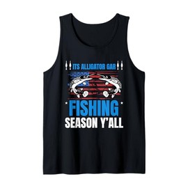 Alligator Gar Fishing Spot Rod and Reel Combo Alligator Gar Tank Top
