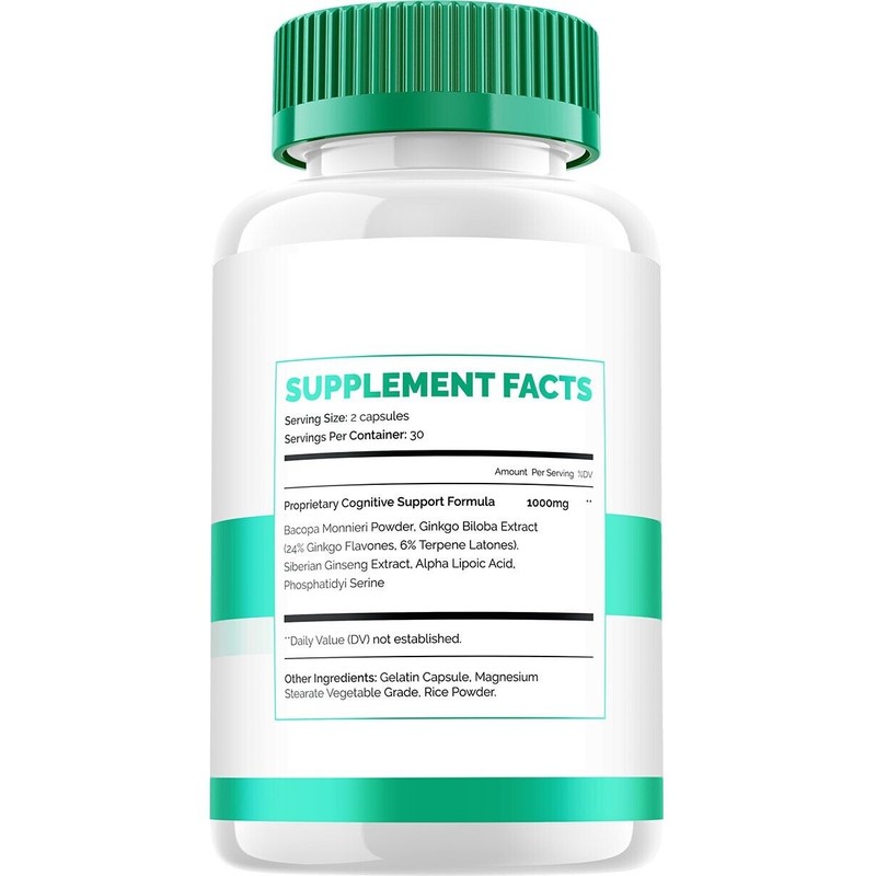 Vertigenics (2 Pack) Vertigenics Brain Supplement Capsules-Verti Genics All-Natural