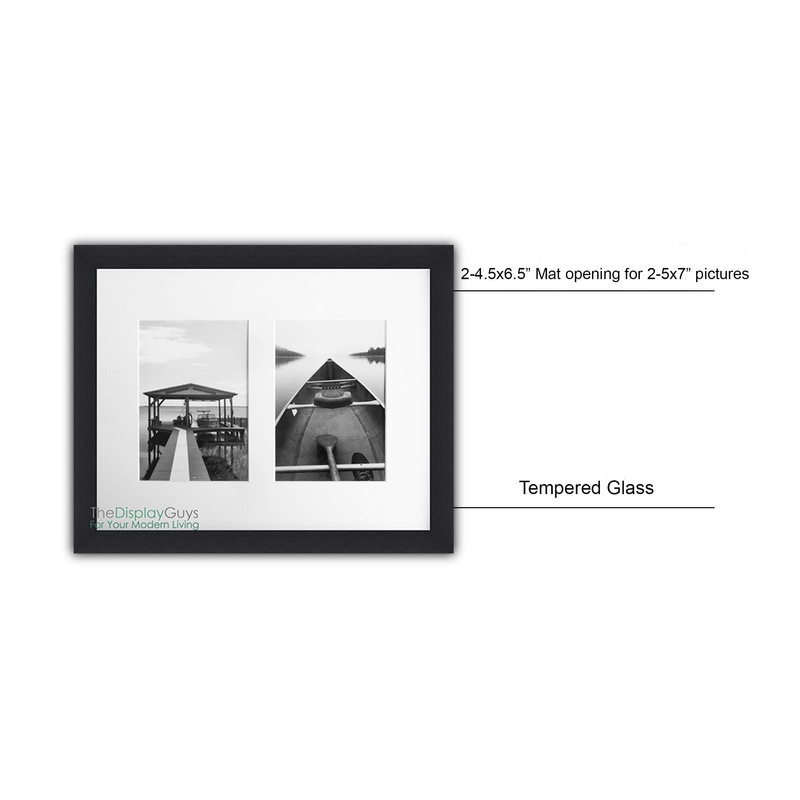 The Display Guys - multi-openings Collage Wooden Picture Frame w.