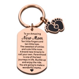 Mothers Day Gifts for Pregnant Women- Mom to Be Keychain Newborn Pregnancy Announcement Gift New Mom Gifts for First Time Mother's Day Gift for Mommy Soon to be Mommy Present from Husband
