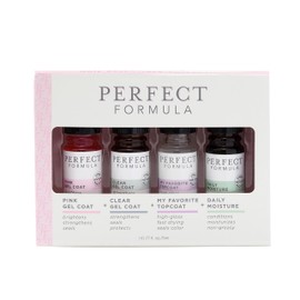 Perfect Formula Nail Collection - The Perfect Keratin Nail Treatment Manicure - A "Suit of Armor for Your Nails" - 4 pieces.