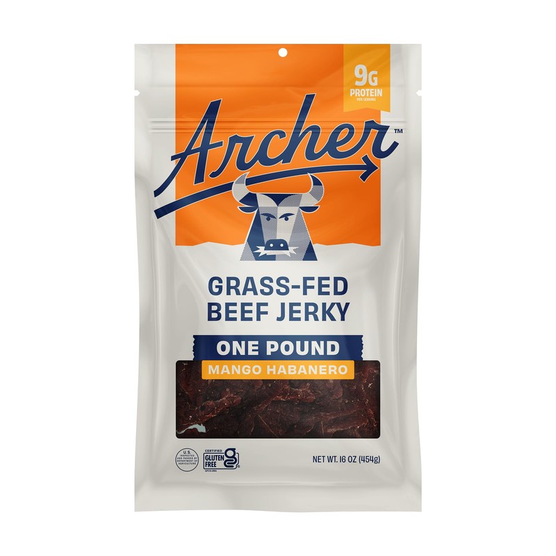 Archer Jerky Grass-Fed Beef Jerky - Beef Snack Pack, Individual