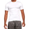 Russell Athletic Men's Compression Short Sleeve Top, White, X-Large