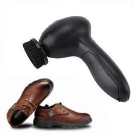 Portable Electric Shoe Polisher Machine Cleaning Brushes Mini Multifunctional Electric Shoe Polisher Shoe Brushes for Leather Bags Car Seat Maintenance