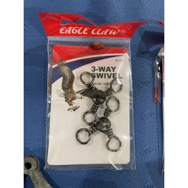 Eagle Claw New Eagle Claw 3-way Swivel+Sinker Pin+crane Swivel+fish Finder ,sinkers