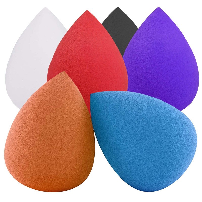 Makeup Sponge Blender, Great for Blending Foundation and Concealer, 6