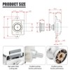 10pc Push Button Latch Catch Pop Up Cupboard Door Knob