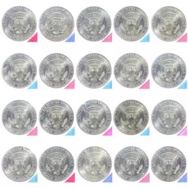 1990-1999 P D Kennedy Half Dollar BU Mint Cello Decade Set Run 20 US Coins