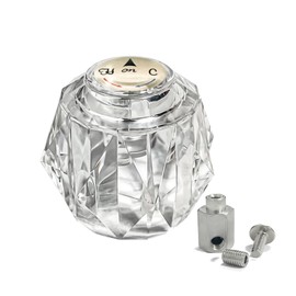 Replacement for RP41661 Shower Faucet Handle Clear Acrylic for Delta Peerless Single Handle Tub Faucets Shower Knob Button Screw Connector