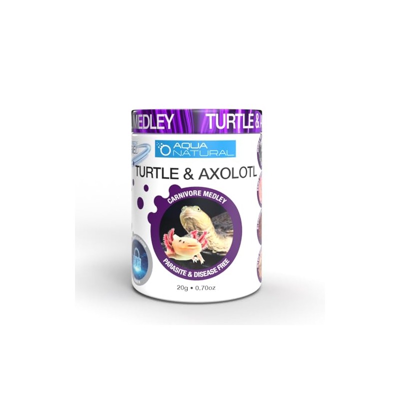 Aqua Natural Turtle & Axolotl Medley 0.70oz Fish Food