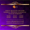 Classical Guitar Strings by Coban Guitars Premium PCG1 Classical Nylon