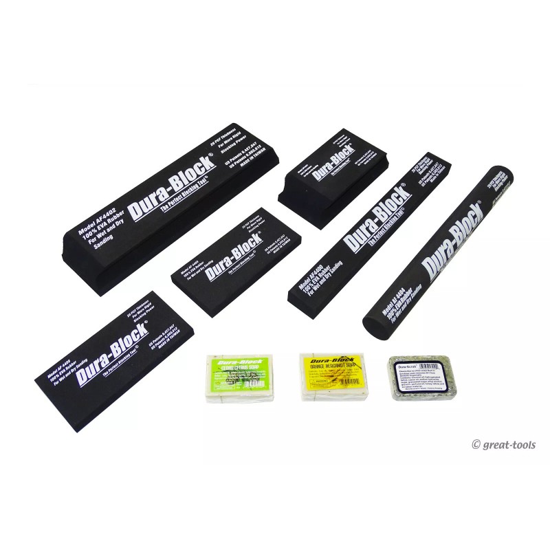 Dura-Block AUTOMOTIVE SANDING BLOCK ASSORTMENT – auto body repair tools