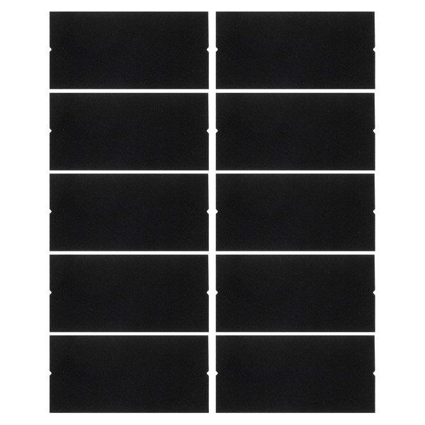 HARFINGTON 10pcs Vinyl Squeegee Fabric 4 Inch Pre-Cut Self-Adhesive Microfiber