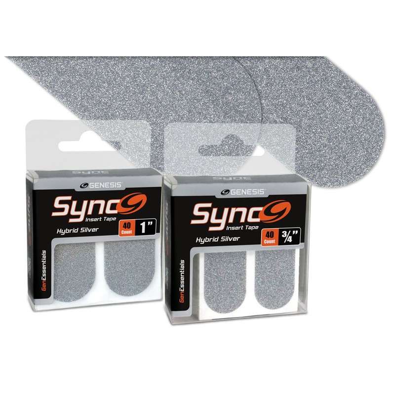 Genesis Bowling Sync Tape Silver 1" - 10 Pieces