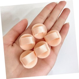 Angoily 5pcs Mini Flocking Powder Makeup Sponges for Women Soft Cosmetic Puff for Foundation and Concealer Application Washable Compact and Easy to Use for Travel and Daily Makeup