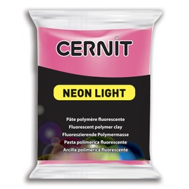 Cernit 1-Piece Clay NEON 56 G FUSCHIA, FUSCHIA