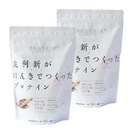ファイン 友利新がほんきでつくったプロテイン ほうじ茶ラテ味 351g×2セット