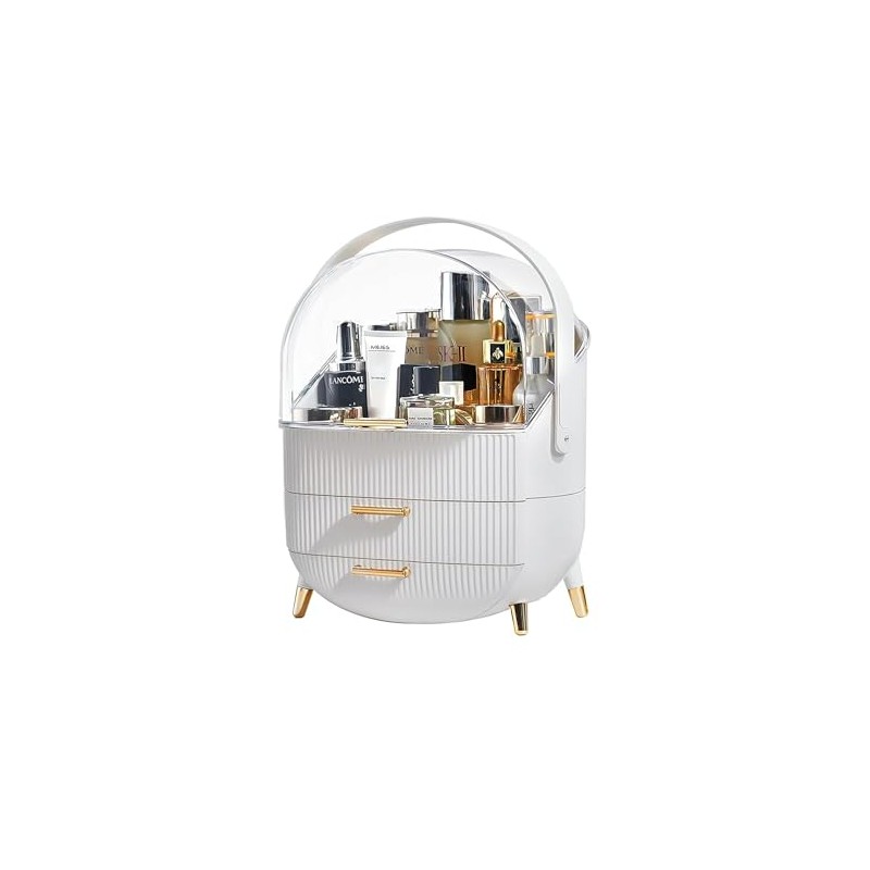 Zuvo Makeup Organiser with 2 Large Drawers, Skincare and Cosmetic